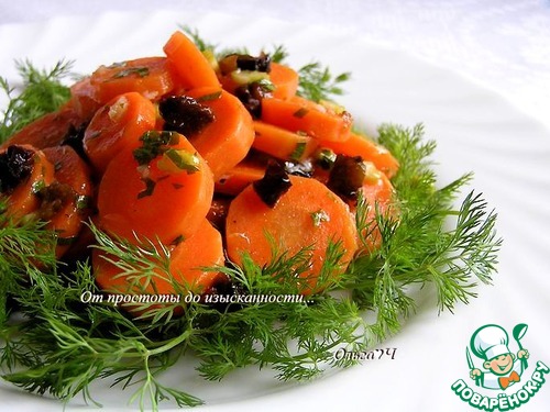 Салат из бланшированной моркови Салат из бланшированной моркови