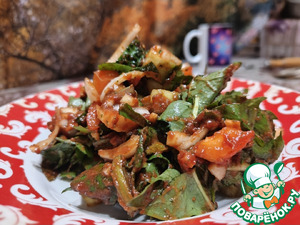 Салат из дикоросов «Зелёное барбекю»
