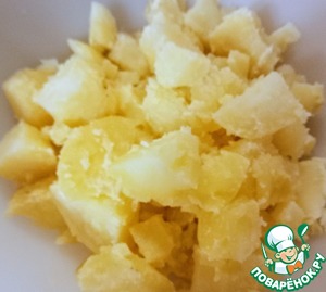 Салат из картофеля, лука и укропа Салат из картофеля, лука и укропа