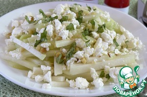 Салат из кольраби и феты Салат из кольраби и феты