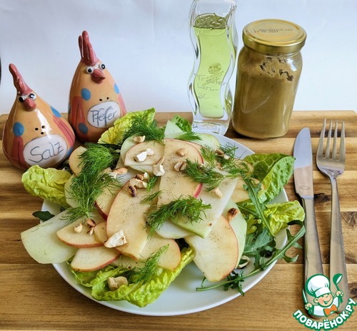 Салат из кольраби и яблока Салат из кольраби и яблока