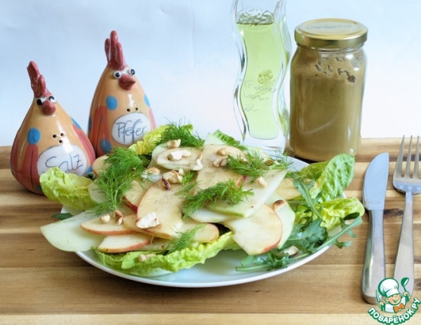 Салат из кольраби и яблока Салат из кольраби и яблока