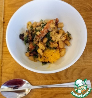 Салат из моркови, апельсина, кунжута, фасоли Салат из моркови, апельсина, кунжута, фасоли