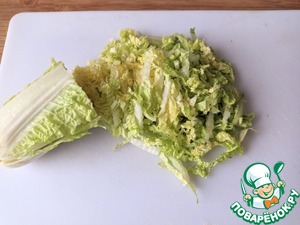 Салат из печени с сырным майонезом