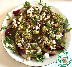 Салат из свеклы и карамелизированной груши Салат из свеклы и карамелизированной груши