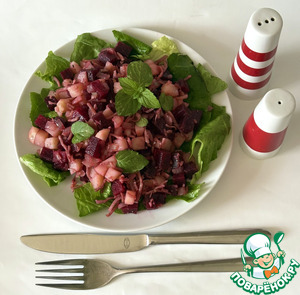 Салат из свеклы и картофеля Салат из свеклы и картофеля