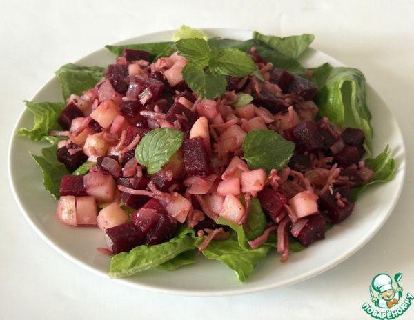 Салат из свеклы и картофеля Салат из свеклы и картофеля