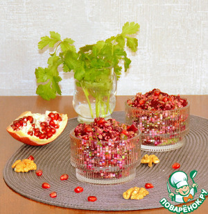 Салат из свеклы с гранатом Салат из свеклы с гранатом