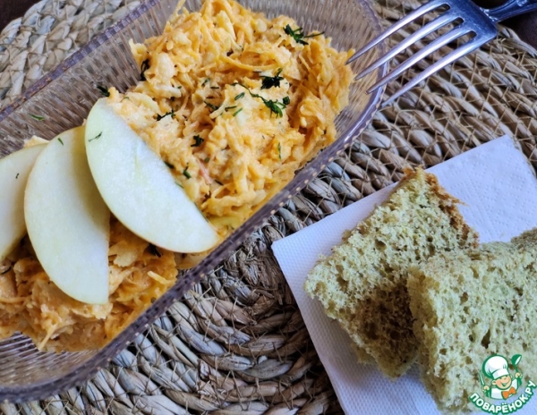 Салат из свежей тыквы "Осень" Салат из свежей тыквы "Осень"