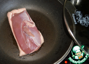 Салат из утиной грудки с яблоками