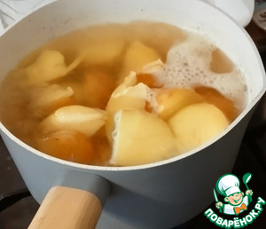 Салат "Картофельный чаат" с йогуртом