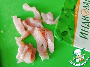 Салат Кобб с индейкой и шампиньонами Салат Кобб с индейкой и шампиньонами