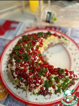 Салат "Месяц молодой"