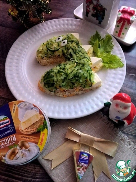 Салат "Новогодний Дракончик" Салат "Новогодний Дракончик"