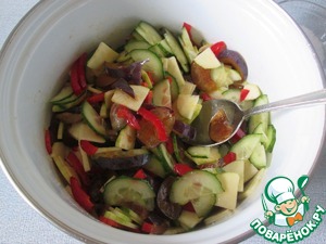 Салат овощной с морской солью Салат овощной с морской солью