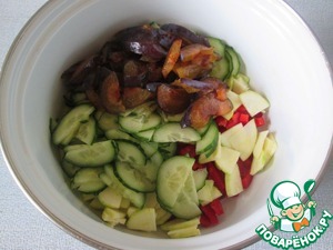 Салат овощной с морской солью Салат овощной с морской солью