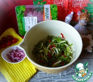 Салат "Рождественский венок" Салат "Рождественский венок"