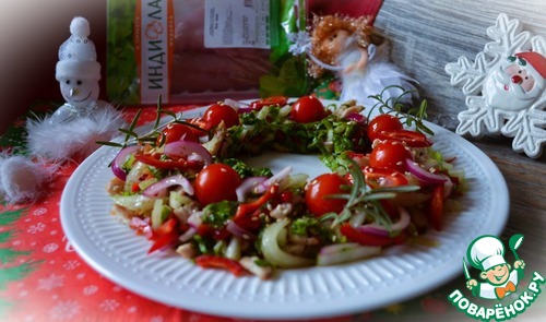 Салат "Рождественский венок" Салат "Рождественский венок"