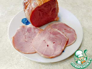 Салат с арбузом и утиной ветчиной