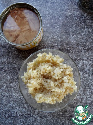 Салат с булгуром и тунцом