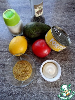 Салат с булгуром и тунцом