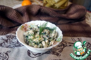 Салат с говяжьим сердцем и маринованными овощами Салат с говяжьим сердцем и маринованными овощами