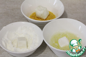 Салат с хрустящим сыром