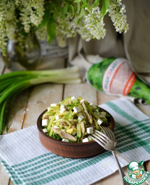 Салат с индейкой "Хоритаки"