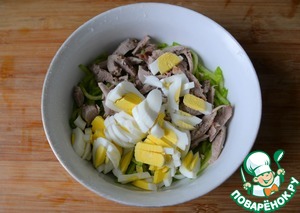 Салат с индейкой "Хоритаки"