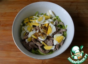 Салат с индейкой "Хоритаки"