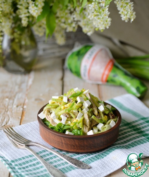 Салат с индейкой "Хоритаки"