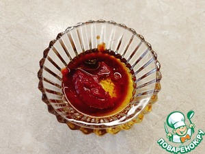 Салат с индейкой и томатной заправкой Салат с индейкой и томатной заправкой