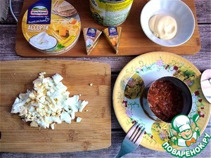 Салат с килькой в томате