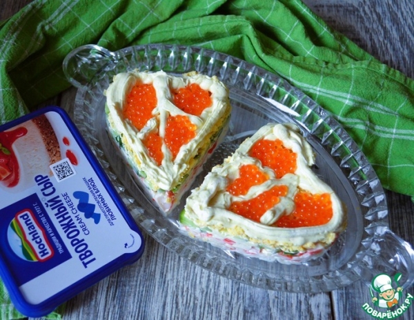 Салат с крабовыми палочками "Лёгкий" Салат с крабовыми палочками "Лёгкий"