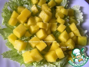 Салат с манго и авокадо Салат с манго и авокадо