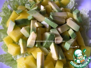 Салат с манго и авокадо Салат с манго и авокадо