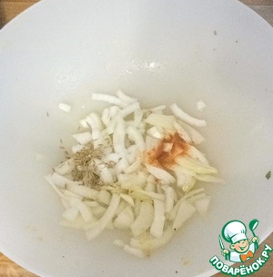 Салат с манго и хрустящим нутом