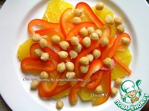 Салат с нутом и апельсином Салат с нутом и апельсином