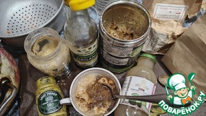 Салат с печенью трески «Мужская сила»