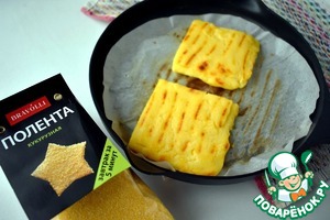 Салат с полентой и тунцом