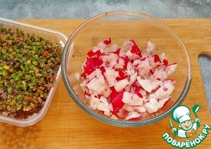 Салат с редисом и руколой "Зелёнка" Салат с редисом и руколой "Зелёнка"