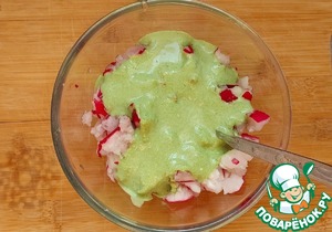 Салат с редисом и руколой "Зелёнка" Салат с редисом и руколой "Зелёнка"