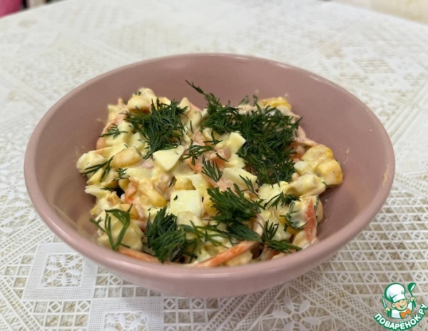 Салат с сыром Косичка Салат с сыром Косичка