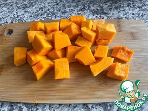 Салат с запечённой тыквой, грушей и авокадо Салат с запечённой тыквой, грушей и авокадо