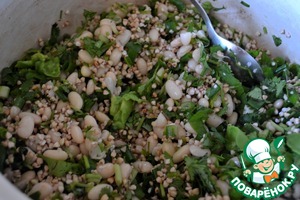 Салат с зелёной гречкой и авокадо Салат с зелёной гречкой и авокадо