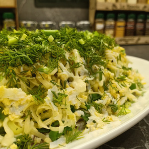 Салат &laquo;Сельдь под зеленой шубкой&raquo;