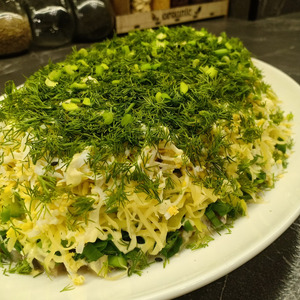 Салат &laquo;Сельдь под зеленой шубкой&raquo;