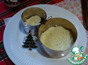 Салат слоёный "Снеговик" Салат слоёный "Снеговик"