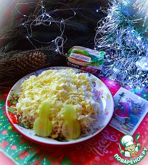 Салат "Снежные сугробы"