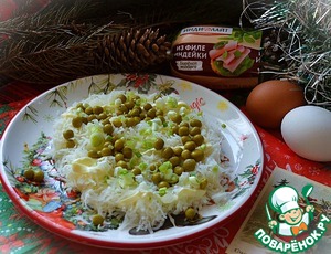 Салат "Снежные сугробы"